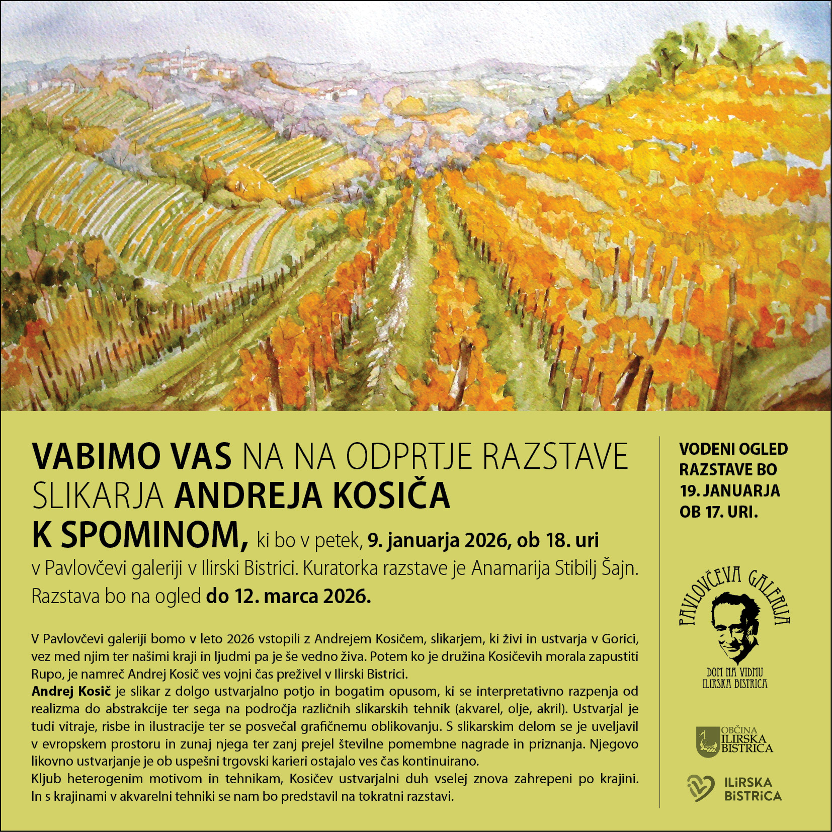 Vabilo_Andrej Kosič